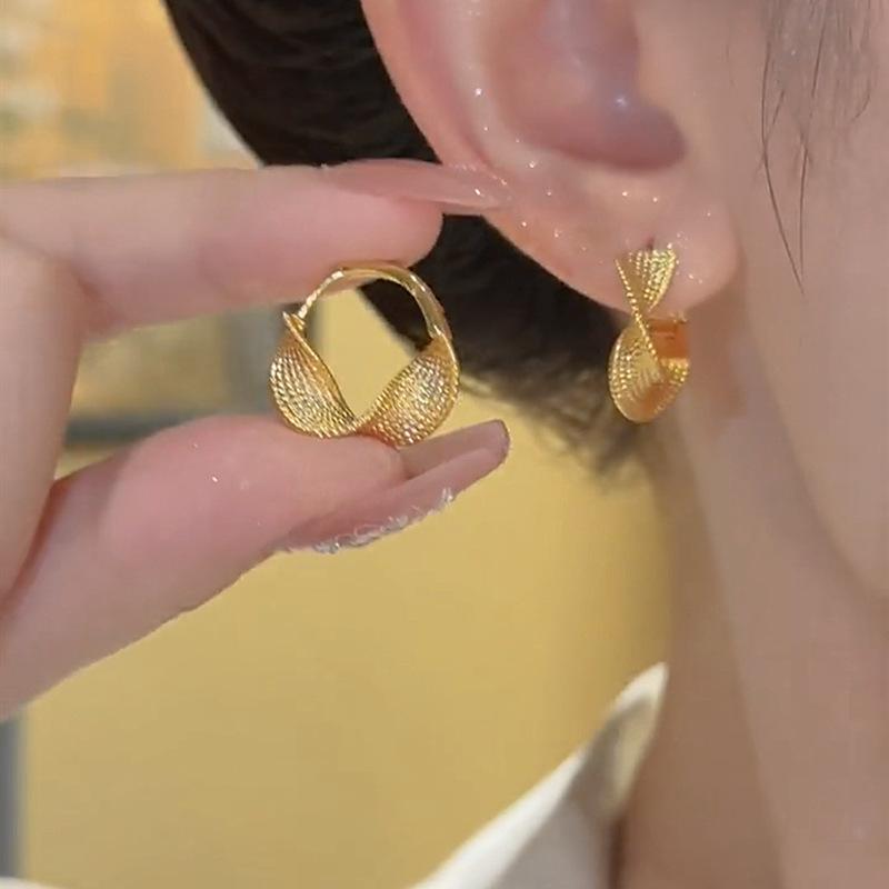 Классические простые геометрические круглые большие серьги-кольца для женщин, преувеличенные круглые серьги невесты, свадебные украшения, аксессуары