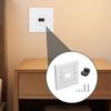 2026 Настенная панель HDMI = Настенная розетка Панель Однопортная Лицевая панель Декоративная крышка розетки С позолоченным разъемом Для 4K HDTV =