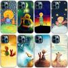 The Little Prince Fox Phone Case For Apple iPhone 14 13 12 Mini 11 Pro Max 7 8 XR X XS 7 8 Plus SE 2020 2022 Black Cover