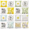 New Spring and Summer Daisy Sun Flower Pillowcase Home Decoration Pillow Sofa Cushion Pillowcase Pillowcase Pillowcase