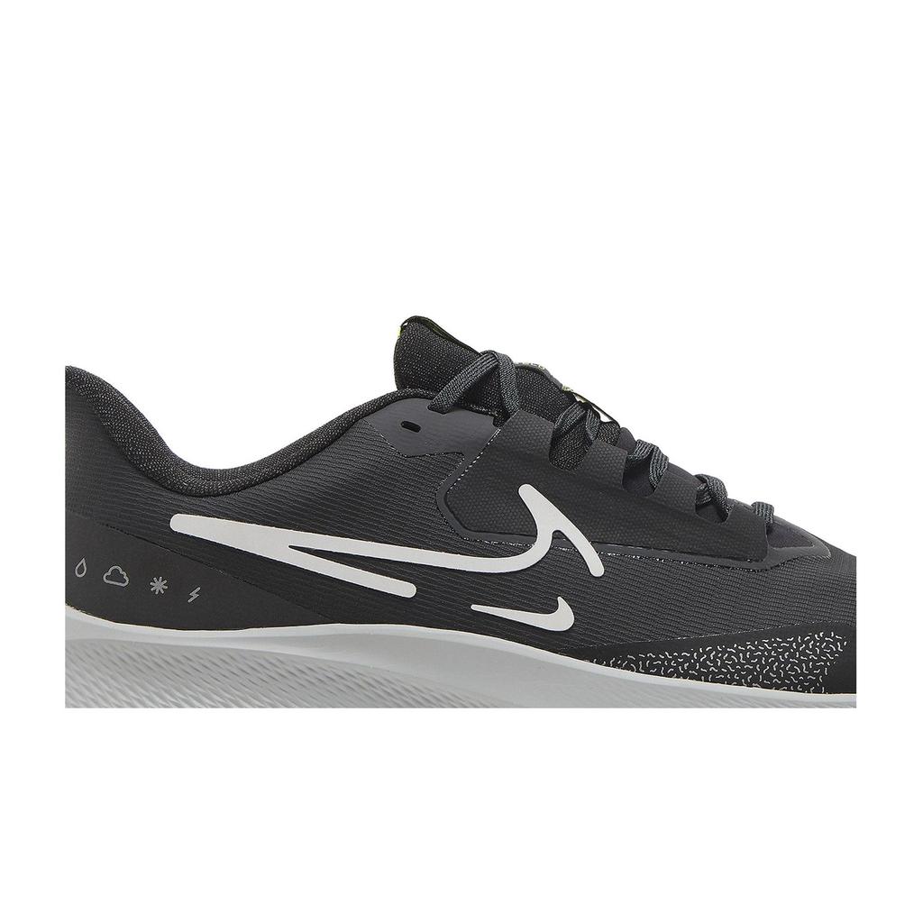 Nike Air Zoom Pegasus 39 Shield 'Черный Темно-Дымчато-Серый' (унисекс) Черные / Темно-дымчато-серые / Неоново-желтые / Белые Беговые кроссовки DO7625 002