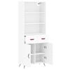 VidaXL Highboard White 69.5x34x180 Cm Engineered Wood 3200489