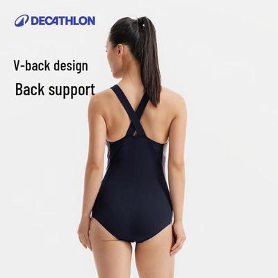 Женский цельный корректирующий купальник Decathlon