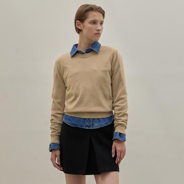 ATELIER NAIN Soft Standard Fit Round Knit (T-6719)