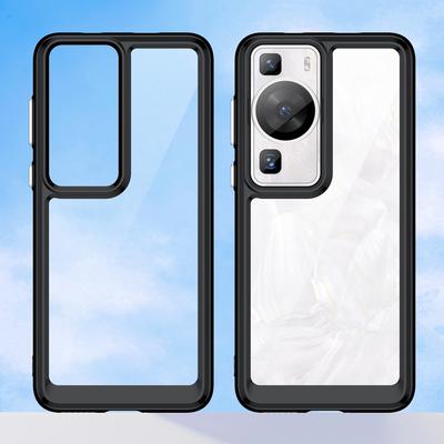 Чехол для телефона с приподнятой рамкой для Huawei P60/P60 Pro, чехол из ТПУ+акрила, защитный чехол от падений