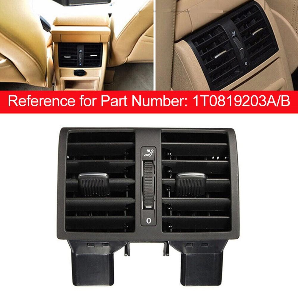 Заднее вентиляционное отверстие кондиционера, задняя 1T0819203A/B, черная центральная консоль