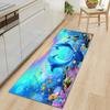 Underwater World Kitchen Mat Entrance Doormat 3D Pattern Bedroom Home Floor Decoration Living Room Carpet Bathroom Anti-slip Rug