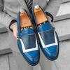 Кожаная обувь Мужская Повседневная Лоферы Роскошный Дизайн Слипоны Мужские Туфли для Платья Досуговый Стиль Большой Размер Хорошая Износостойкая Подошва