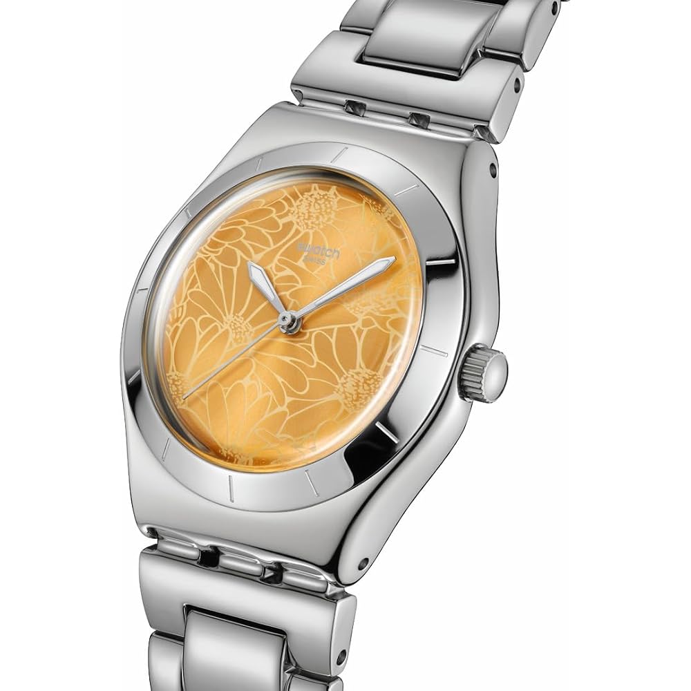 Swatch Irony Medium Petal Swirl Women's Watch Gray