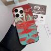 Популярная Игра Аниме M-Полоскание Рта Для IPhone 17 16 15 Plus Pro Max 12 14 Plus 11 13 Волна Гофрированная Полоска Чехол для Телефона