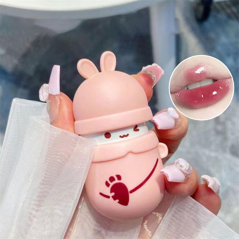 New Water Mist Pure Desire Lipstick Cute Rabbit Keychain Lip Mud Girls Lipstick Korean Makeup Girls Lip Gloss Girls Cosmetics
