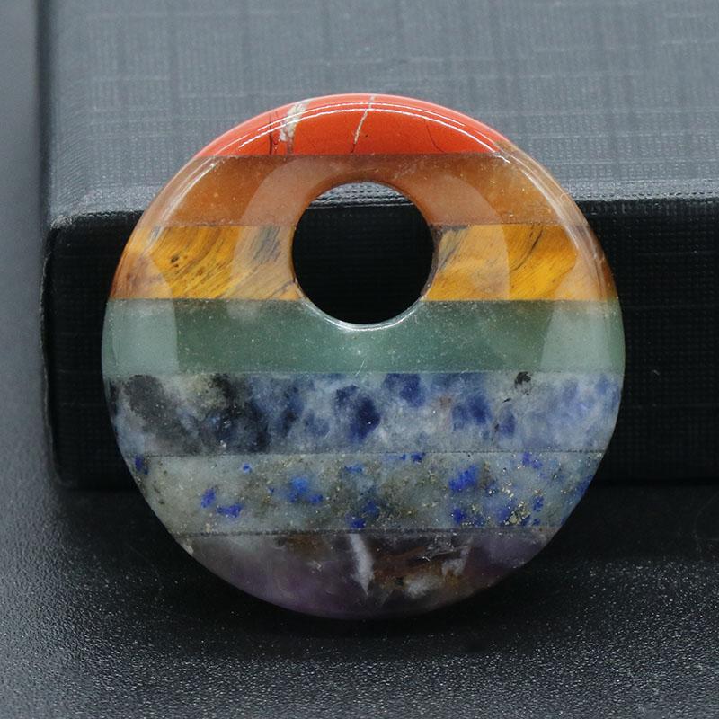 1 шт. натуральный камень 7 чакра аура целебный драгоценный камень для домашнего декора своими руками, подвесные ювелирные аксессуары поставки праздничные подарки