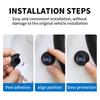 BBBQ8 Car Door Anticollision Silicone Pads Sound Insulation Buffer Gasket For Ford Mondeo Focus Fiesta Kuga Ranger SMAX Door Guard Kit
