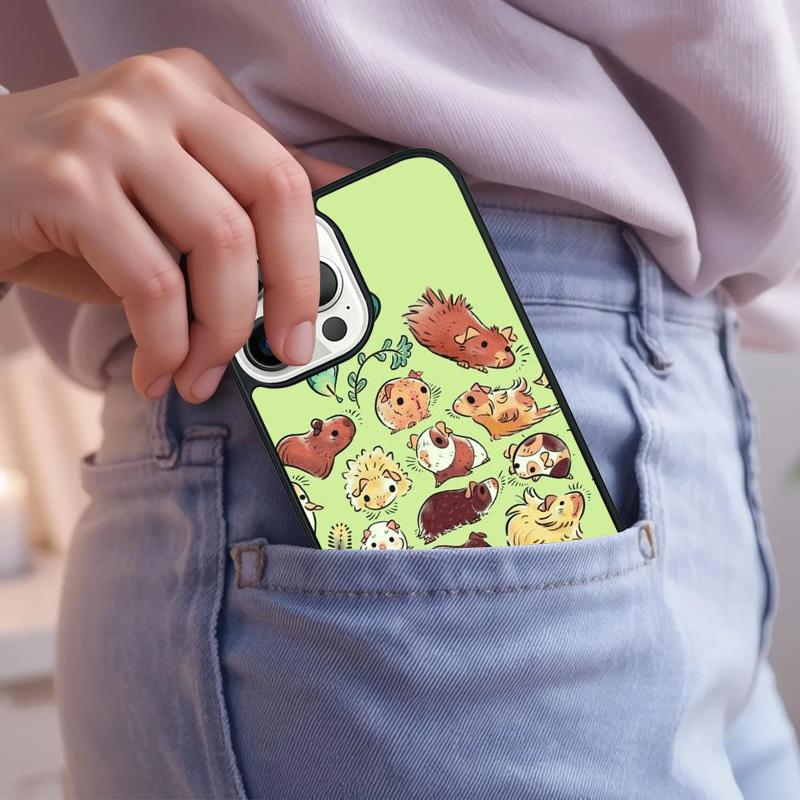 Guinea Pig Phone Case For iPhone 17 Air 15 16e 14 13 Pro Max Coque 12 11 Pro Max PLUS cover