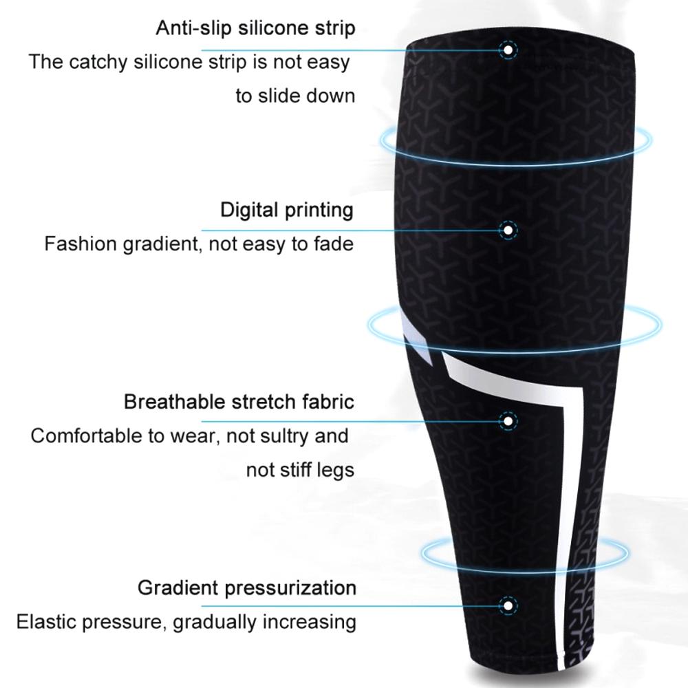 1/2PCS Compression Calf Sleeves for Men Women | Shin Splint Muscle Support for Running Sports| Breathable Sport Leg Guards 1