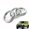 New Jimny/Jimny Sierra Aluminum Air Conditioning Dial Cover Set of 3 | Custom Parts