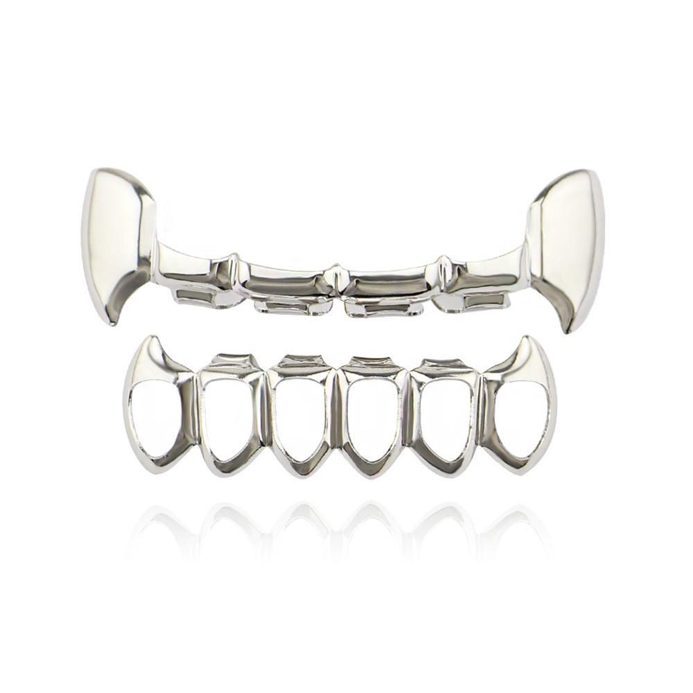 Маленькие тигровые клыки на Хэллоуин - Модные хип-хоп брекеты для зубов