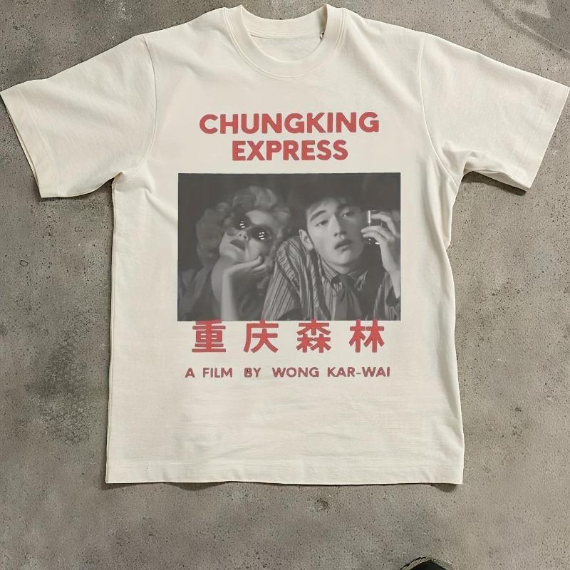 Chongqing Forest Movie Poster Tshirt Unisexs Tshirt Summer New Style Unisex Tshirt