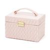 Francfranc Francfranc Рельефная шкатулка для украшений, Маленькая, Розовая