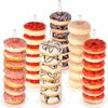 5Pcs Acrylic Doughnut Holder Wedding Table Decoration Dessert Display Stand Donut Stands Bagel