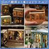 Moin Moin Dollhouse Miniature DIY Kit Set Town Shop Retro Town Streetscape Opens with a Jungle Wonderland Treehouse Forest Flower Street Paris Europe