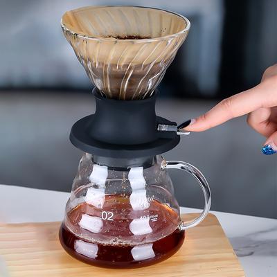 Погружной кофеварочный стеклянный капельный переключатель для кофеварки с ручным завариванием, фильтры для домашнего/коммерческого использования, кофейные аксессуары