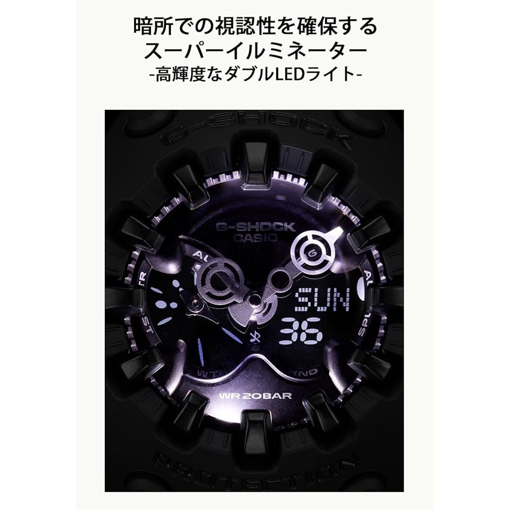 Casio G-Shock GA-V01-1AJF Men's Watch Black Durable Design Water Resistant