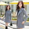 Autumn Winter Wool Jacket Womens Clothing Mid Long Double Breasted Woolen Coats Slim Wild Elegant Female Korean Outerwear S-3XL