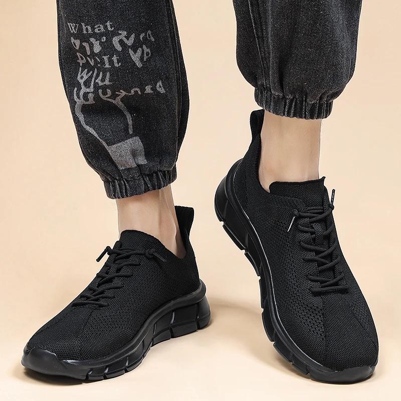 Fashion Men's Casual Sports Shoes Lightweight Non-slip Breathable Mesh Fashion Socks and Shoes Outdoor Running Tennis Shoes for Couples