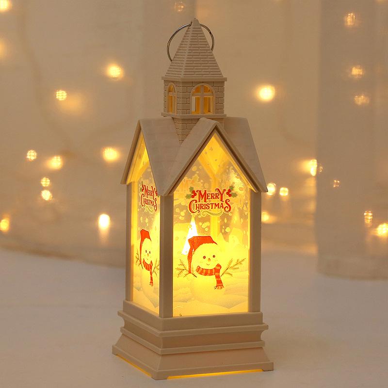 Рождественский светящийся домик, фонарь-подсвечник, ночник