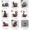 T Geware Small Animal Flower Pot Decorations Creative Home Decor Mini Flower Holder Ornaments Ceramic Micro Landscape Decoration