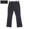 MADISON BLUE [Excellent Condition] MB999-3001 HEM CUT SLIM FLARE DENIM Skinny Denim Pants/ Bottoms 00 blackUsed