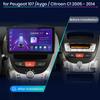 Haogu V1 plus для Peugeot 107 Toyota Aygo Citroen C1 2005 - 2014 автомобильное радио беспроводное CarPlay Android Auto No 2 din 2din DVD
