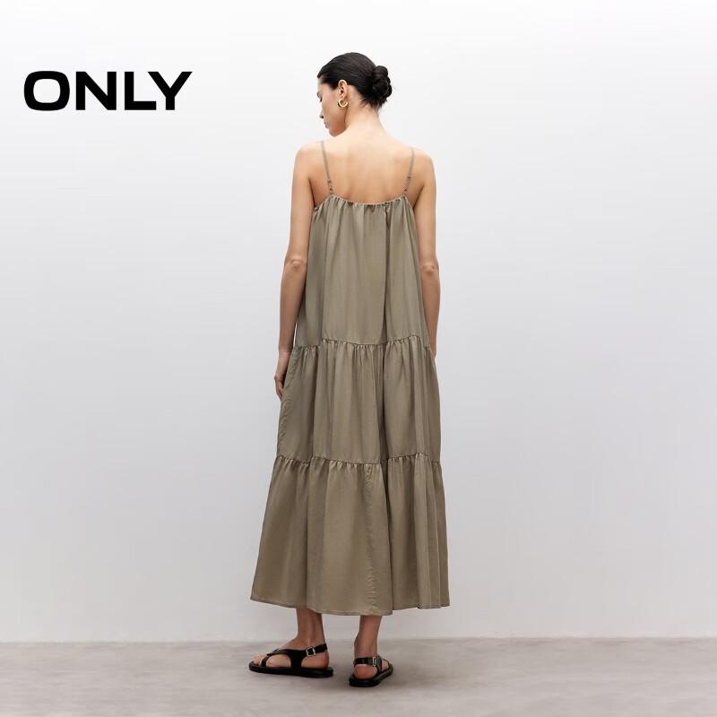 Only Летнее эфирное курортное платье макси на бретельках 2025