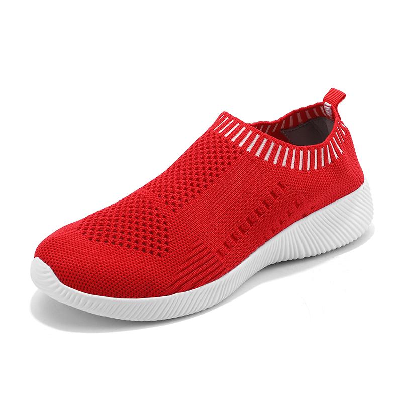 Women Light Breathable Spring and Autumn New Large Size Flat Shoes Leisure Sports Love Walking Shoes Cover To Wear
