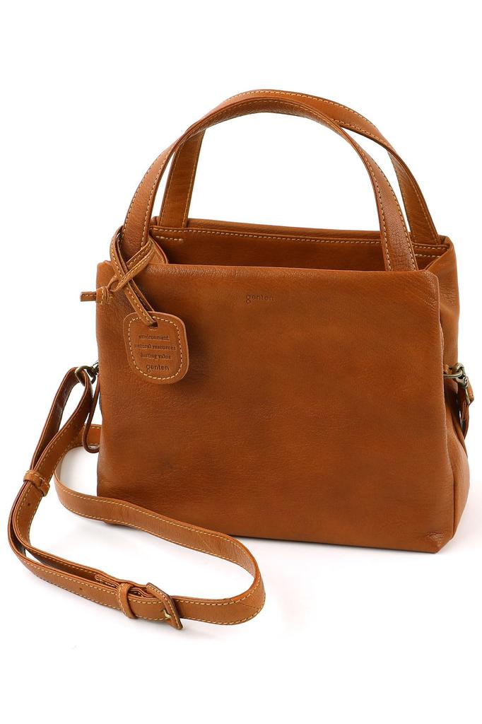 Shoulder Bag 2WAY Brown [Genten] Women's GE-44127-50