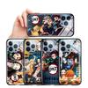 Чехол для телефона из закаленного стекла для Samsung A06 A12 A16 A22 A32 A34 A53 A56 S20FE S23 S25 iPhone 11 12 13 14 15 16 17, мягкий край, противоударный, гладкий чехол