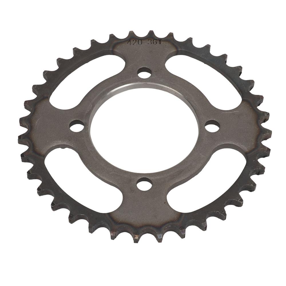 10T Front Sprocket Drive Chain Set 36T Rear Sprocket Motor Sprocket Kit for DIY Scooters