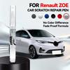 Для Renault ZOE 2012-2025 X98 X10 Ремонтный маркер для краски Подкраска Удаление царапин Сделай сам Автоаксессуары Черный Белый Фиолетовый Синий Серый