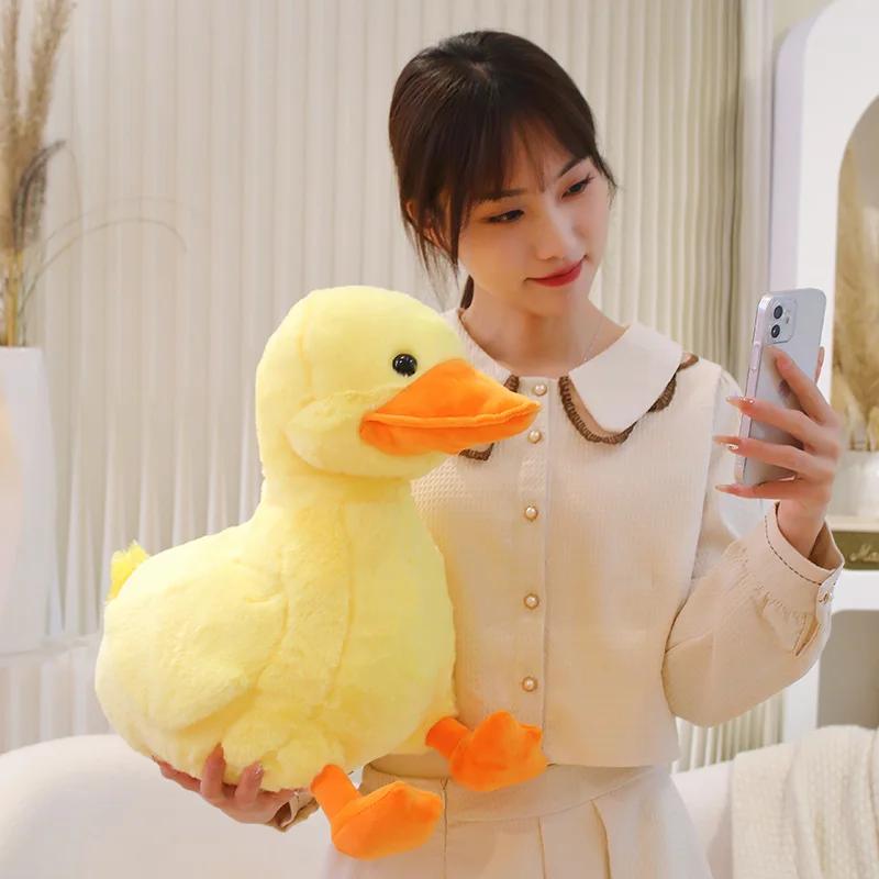 1 шт. 32/44 см Милые плюшевые игрушки-утки Мягкая подушка-животное Пушистая кукла-утка Милый детский подарок на день рождения Успокоить сон