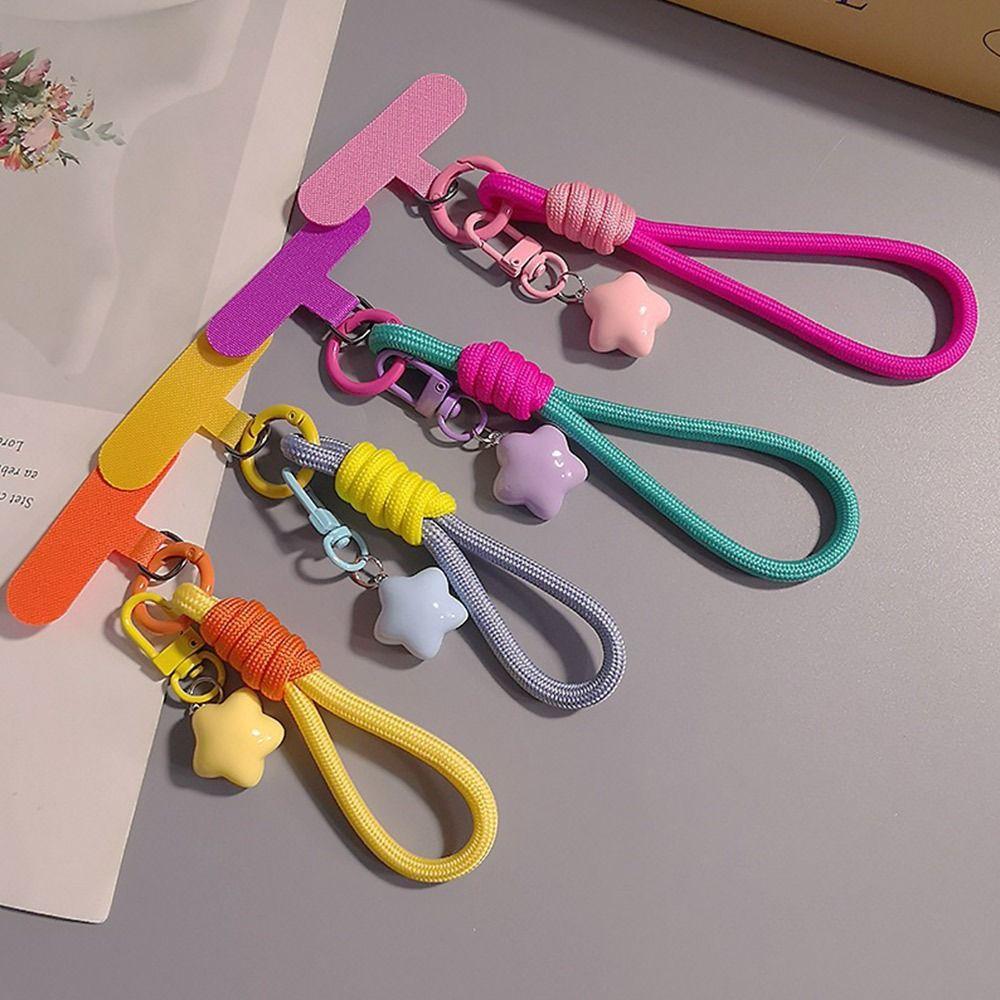 Ремешок на запястье, шнурок для телефона, регулируемый мобильный аксессуар, тканый ремешок для большого пальца для путешествий на открытом воздухе