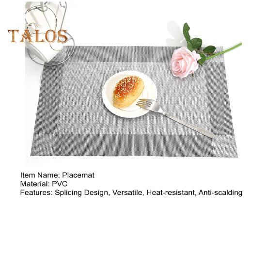 Коврик под столовый прибор из плетеного винила, термостойкий ПВХ-коврик, нескользящий, моющийся, защищает стол от ожогов и пятен, обеденные коврики для дома, ресторана, бара
