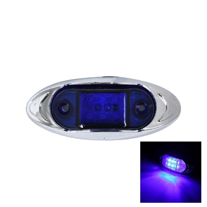 1 шт. 12 В 24 В авто 6 светодиодных сигнальных фонарей боковые габаритные огни прицепа грузовика сигнальная лампа многофункциональная водонепроницаемая ширина света