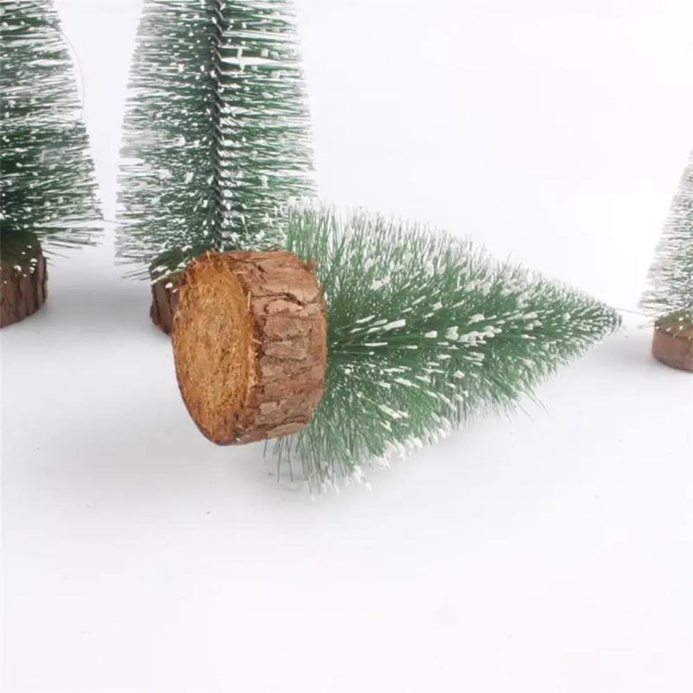 Mini Christmas Tree Sisal Silk Cedar Small Xmas Tree For Home Room Decor Gold Silver Blue Green White Mini Tree