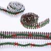 90x5cm Mini Fairy Garden Fence Natural Wood DIY Wooden Fence  Dollhouse Decoration