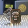 Голова Тигра Fidget Механический Слайдер Магнитная Толкающая Карточка Толкающая Пластина Тактильная Монета Сенсорная Игрушка EDC Металлическая Игрушка для Снятия Стресса