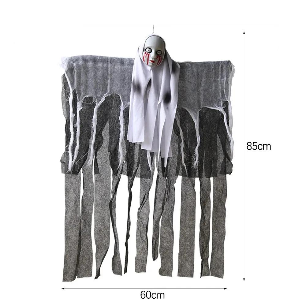 Halloween Hanging Ghost Skeletons Outdoor Decor Glow In the Dark Haunted House Props Scary Party Yard Decoration Supplies