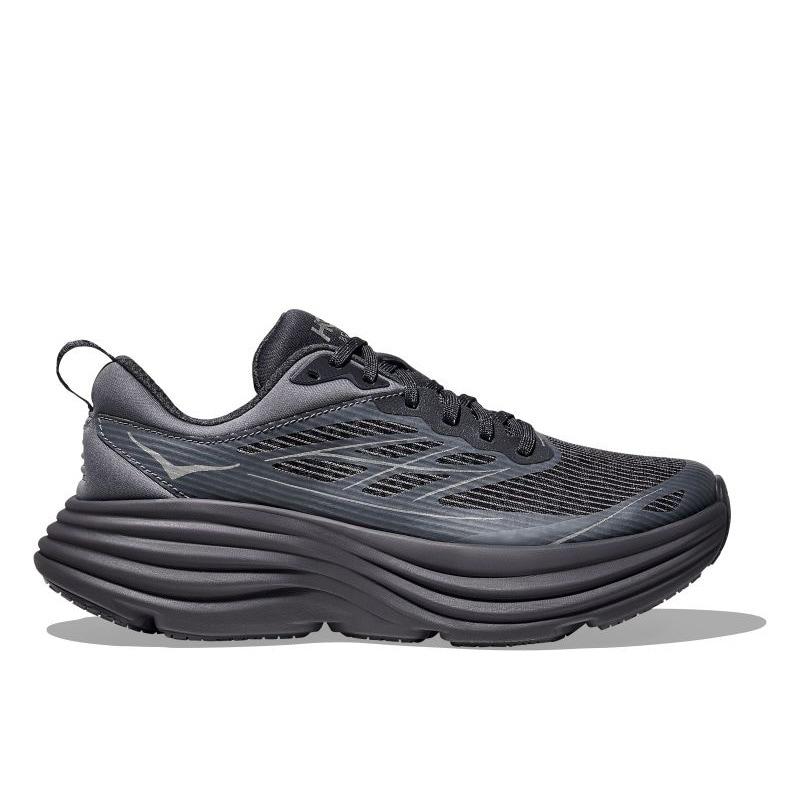 HOKA Bondi 8 Caged Stealth Tech Pack - Угольно-серые Унисекс Кроссовки Серые Небеса 1155391-CYG