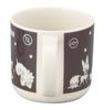 Yamaka Shoten 9 x Серия типов покемонов "Покемон" Кружка, Большая, Прибл.. 8см, 350мл, Темный, Мерч, Посуда, 3, Черный, PM273-11