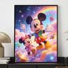 Disney 5D DIY Full Circle Diamond Painting Kit Magical Fantasy Cosmic Wall Decor Gift